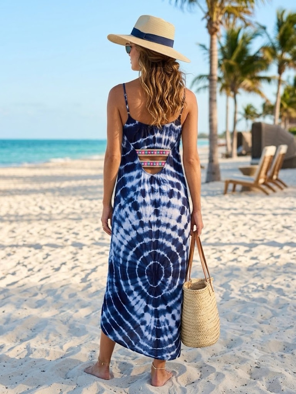 Women’s Tye Dye Embellished Dress Small